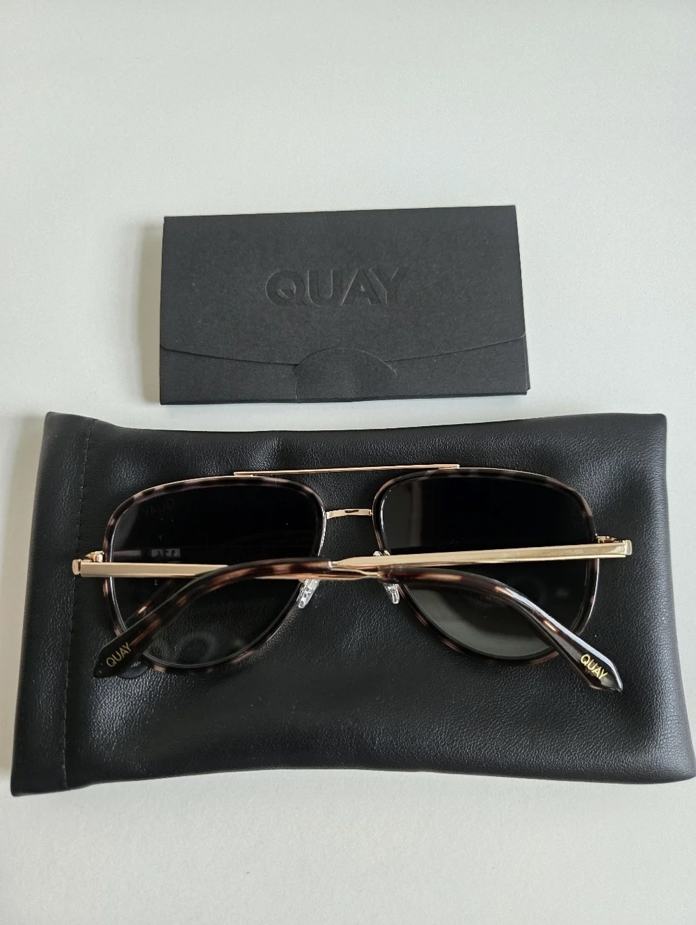 New Quay x JLo Limited Edition All In Mini Frame Green Fade Lens Mini Aviators